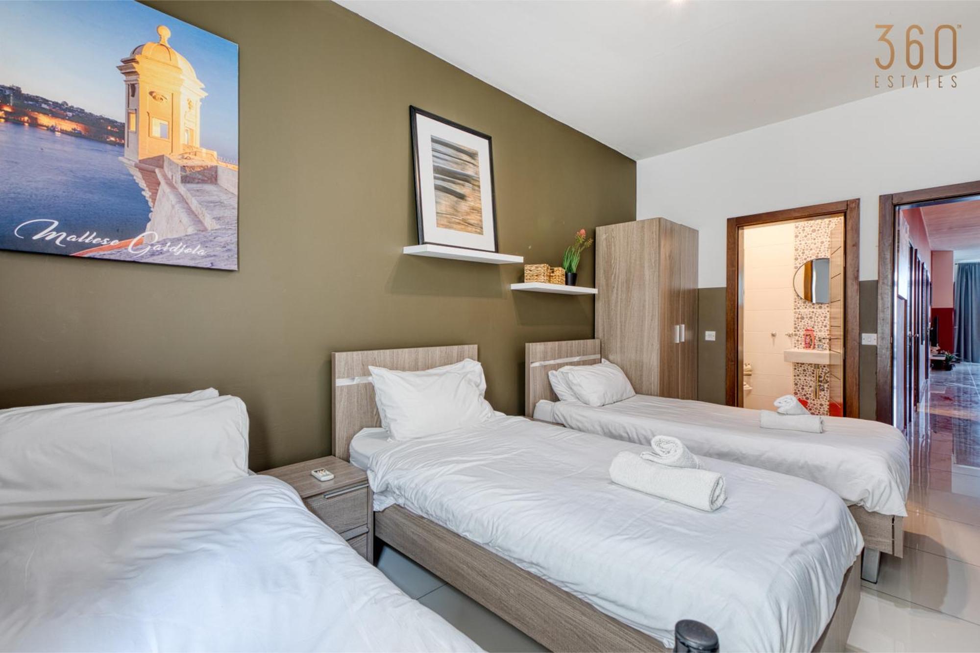 A Lovely 3 Bedroom, 3 Baths Home In The Centre Of Gzira By 360 Estates Luaran gambar